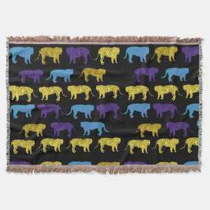 Tigers Throw Blanket Filt