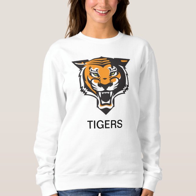 TIGERS Women's Basic Sweatshirt T Shirt (Framsida)