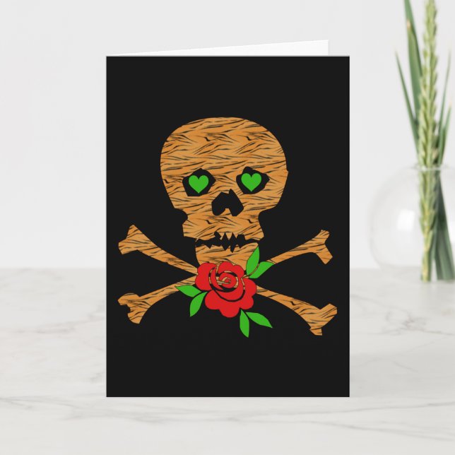 Tigerskallevalentin Helgkort (Framsida)