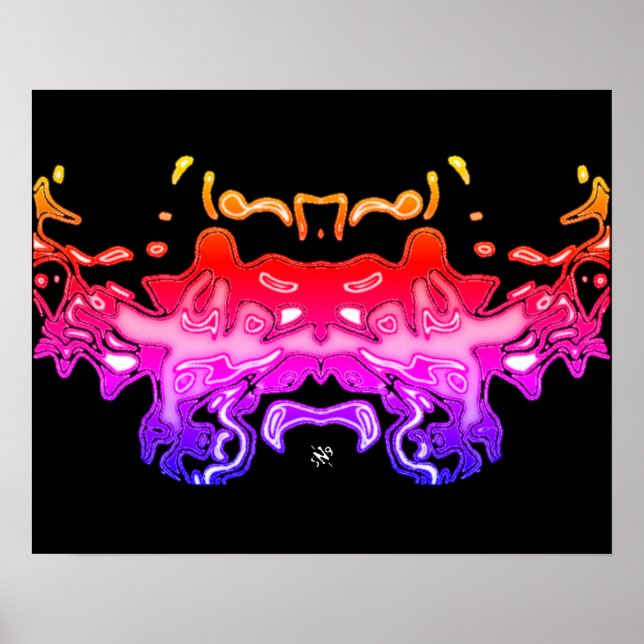 Tigerskiss (Gult 2) Poster (Framsidan)