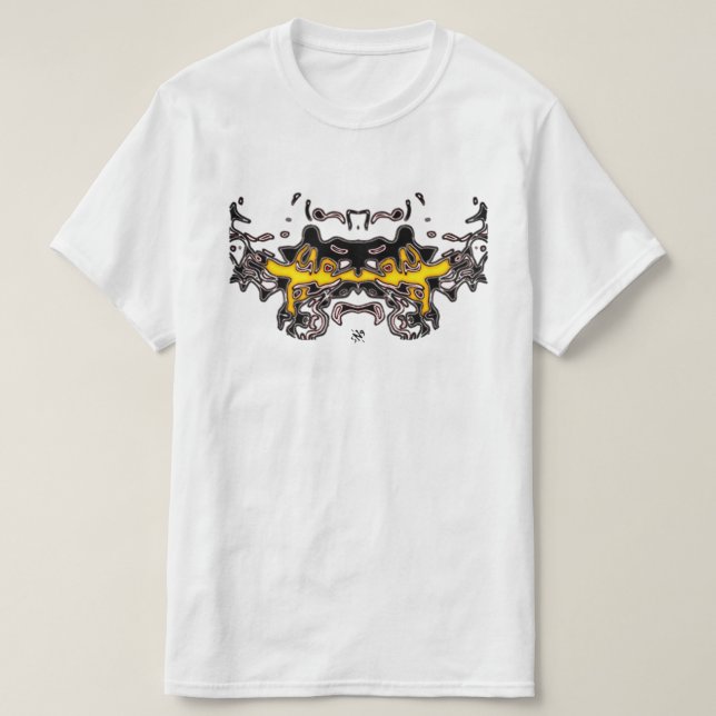 Tigerskiss (Gult 4) T Shirt (Design framsida)