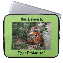 Tigerskyddad Laptop sleeve