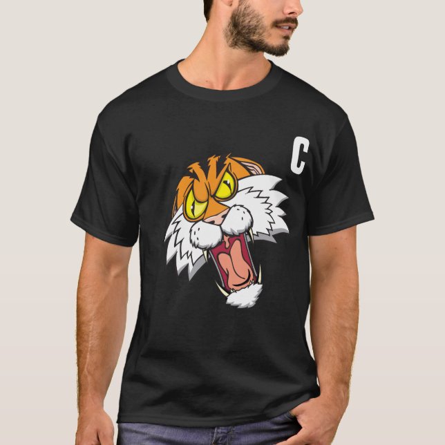 Tigerspelareskjorta Tee Shirt (Framsida)