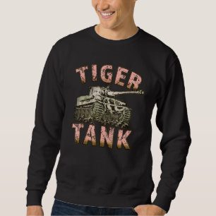 Tigerstridsvagn Historisk andra världskriget WW2 t Lång Ärmad Tröja