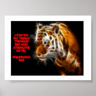 Tigerstyrkaaffisch Poster