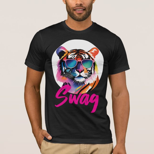 tigersvällning t shirt (Framsida)