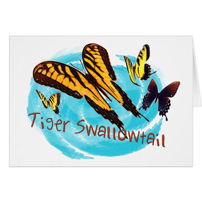 tigerswallowtailprodukter hälsningskort (Framsidan Horizontal)