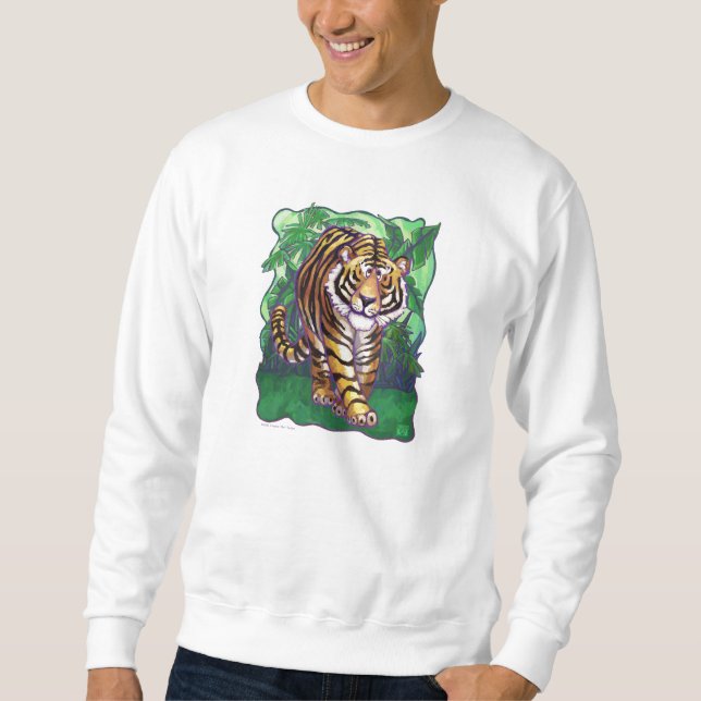 Tigert-shirts Lång Ärmad Tröja (Framsida)