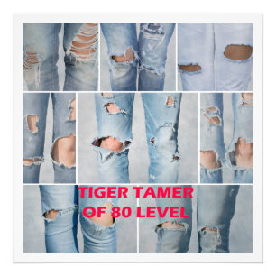 Tigertamer på 80 nivåer fototryck