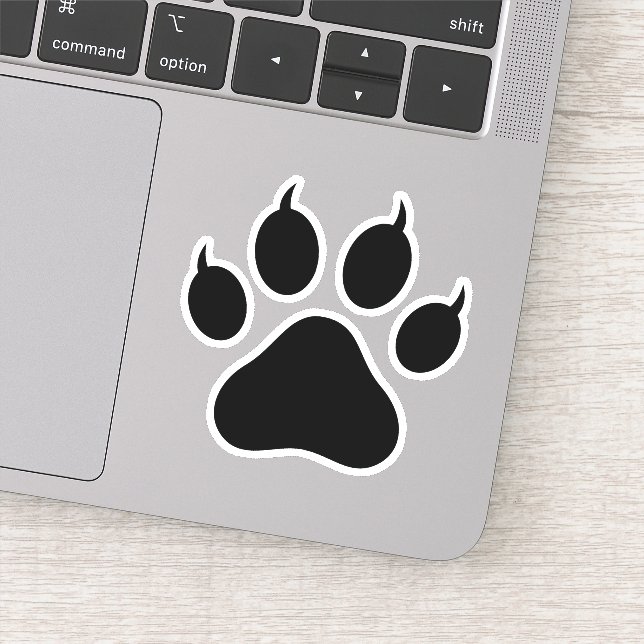 Tigertappavtryck Klistermärken (Detalj)
