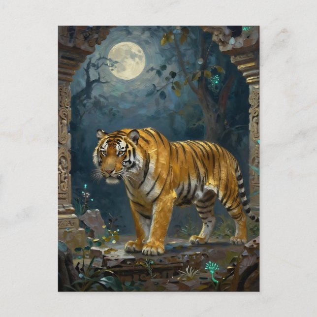 Tigertema | Hålla kontakten Vykort (Framsida)