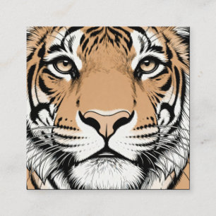 Tigertitsikt, Tiger Fyrkantigt Visitkort