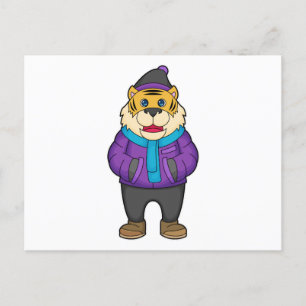 Tigertjock bandana mössa vykort