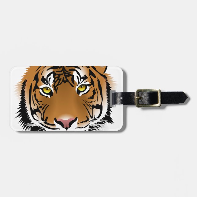 Tigertjusande ögon bagagebricka (Horisontell Framsida)