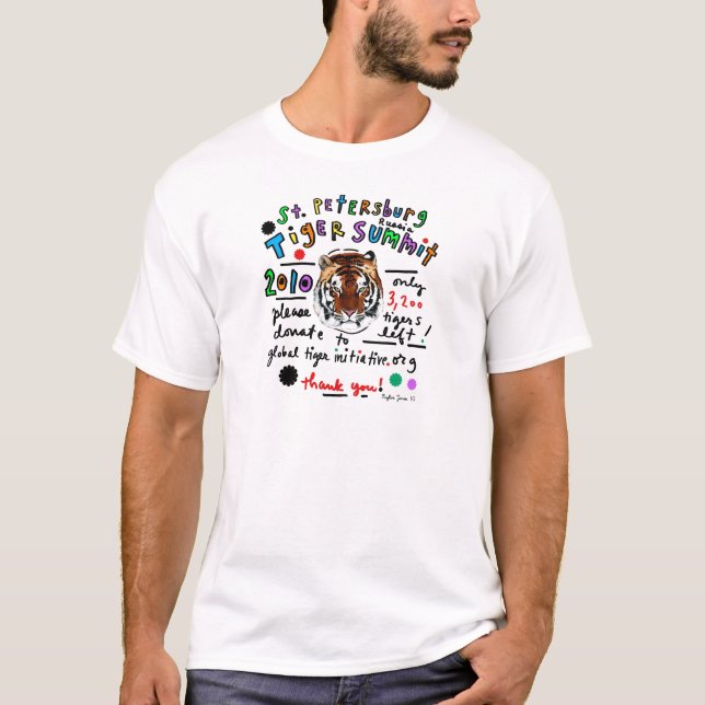 Tigertoppmöte Tee Shirt (Framsida)
