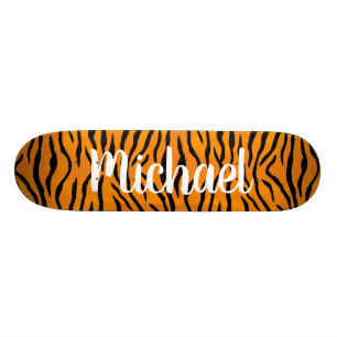 Tigertryck Mini Skateboard Bräda 18,5 Cm