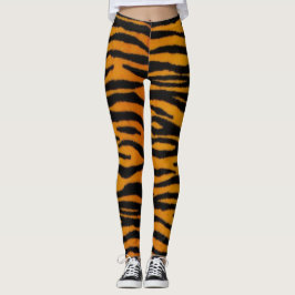 Tigertryckdamasker Leggings
