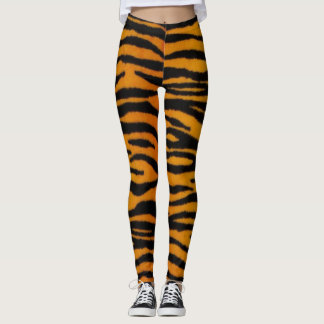 Tigertryckdamasker Leggings