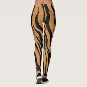 Tigertryckdamasker Leggings