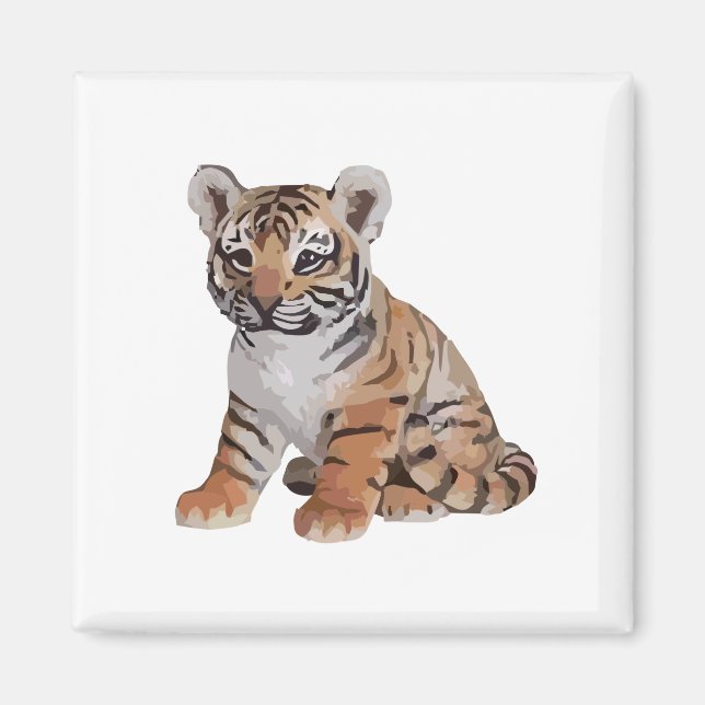Tigerunge Magnet (Framsidan)