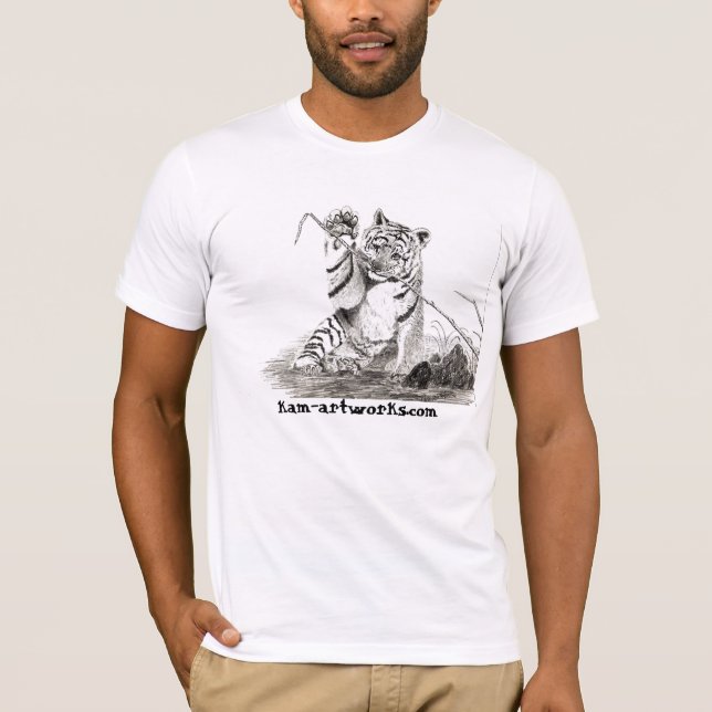 tigerunge på lek tröja (Framsida)
