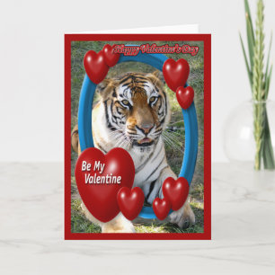 Tigervalentinkort Helgkort