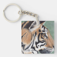 TIGERvattenfärg som målar Keychain