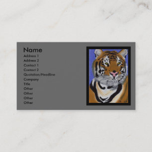 Tigervisitkort Visitkort