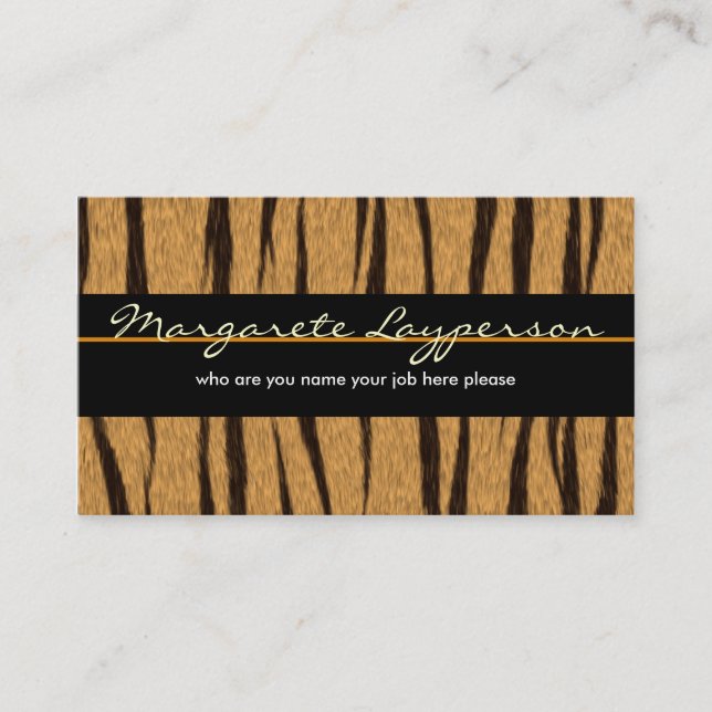 tigervisitkort visitkort (Framsida)