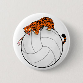 Tigervolleyboll knäppas klämmer fast knapp