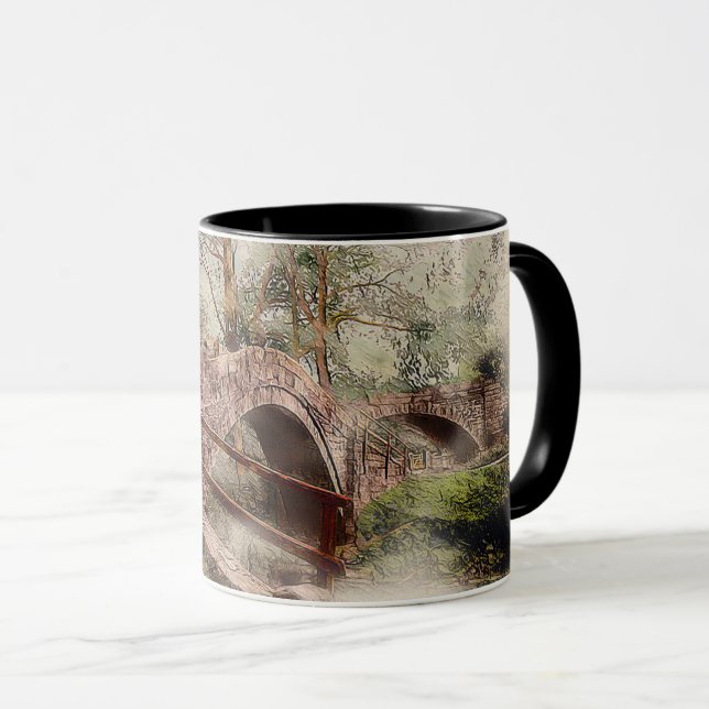Tiggarbron Glaisdale - Atmosfärisk Yorkshire Mugg (Framsida höger)
