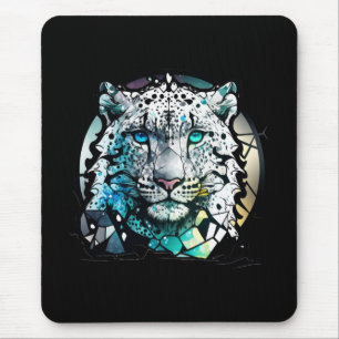 Tigger Animal Porträtt Stached Glass Wildlife Free Musmatta