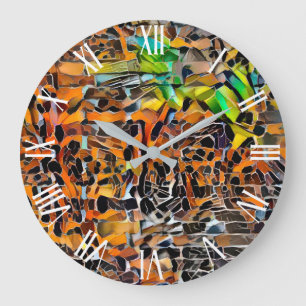 Tigger Wall Art-samling Stor Klocka