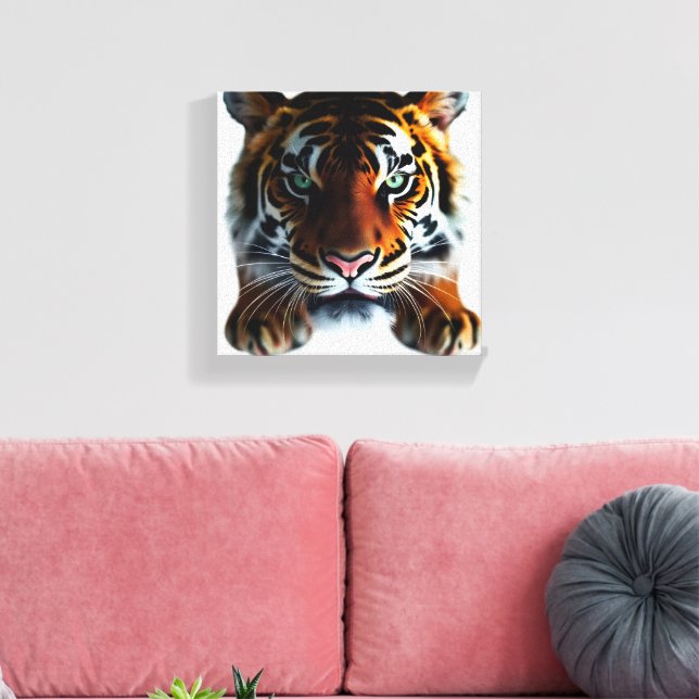 Tiggerbevakning Canvastryck (Insitu (Vardagsrum))