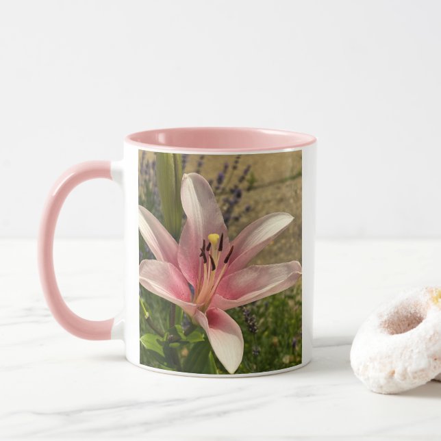 Tigglilja blomkruka mugg (Med munk)