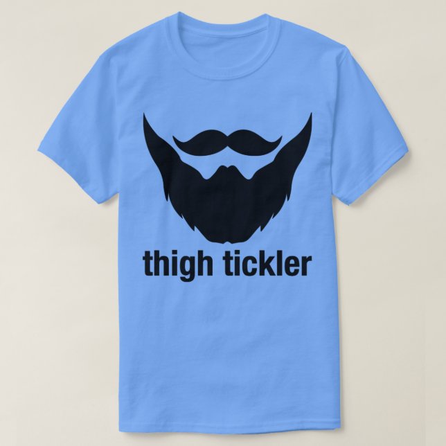 Tigh Tickler Funny Beard Design T Shirt (Design framsida)