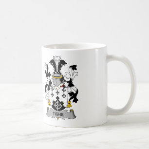 Tighe familjvapensköld kaffemugg