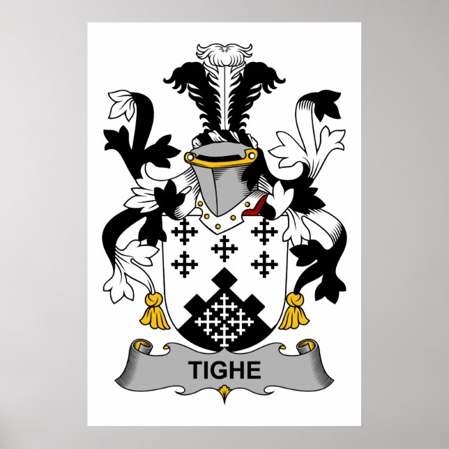 Tighe Family Crest Poster (Framsidan)