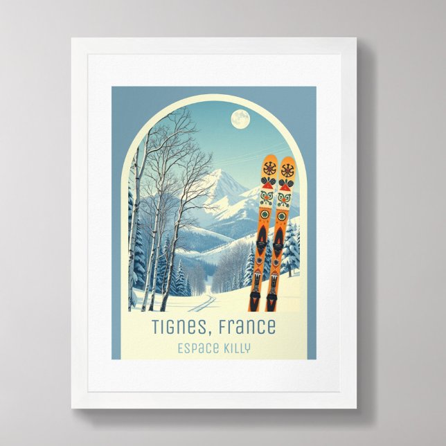 Tignes Frankrike Espace Killy ski Poster (Skapare uppladdad)
