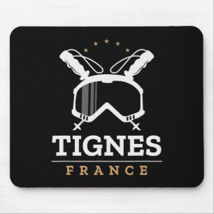 Tignes Frankrike Ski Resort Vintage Skiing Snowboa Musmatta
