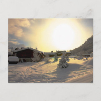 Tignes Les Bois Winter Vykort