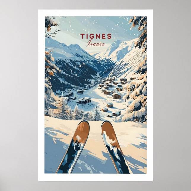 Tignes Reseposter 1 Poster (Framsidan)