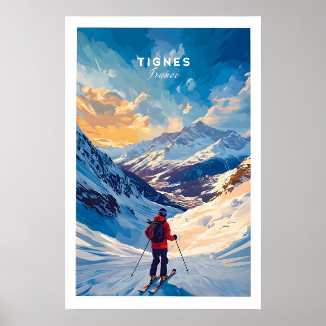 Tignes skidposter 1 poster (Framsidan)