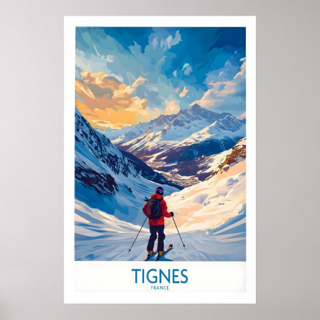 Tignes Väggkonst 1 (Framsidan)