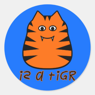 tiGR Sticker Runt Klistermärke