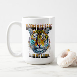 Tigrar är boss | jag ljuger inte kaffemugg