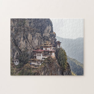 Tigrar bygga bo kloster, Bhutan Pussel