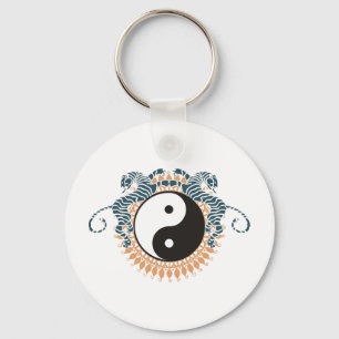 Tigrar & Yin Yang Nyckelring