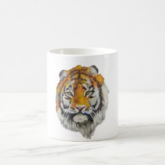 Tigre Acuarela Artístico Kaffemugg