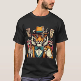 Tigre Gentlemen : Le Maître du Milkshake T Shirt